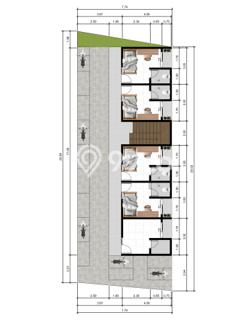 Rumah Kost Dijual di Sleman Yogyakarta Luas 167m2 Rumah Kost Dijual di Sleman Yogyakarta Luas 167m2