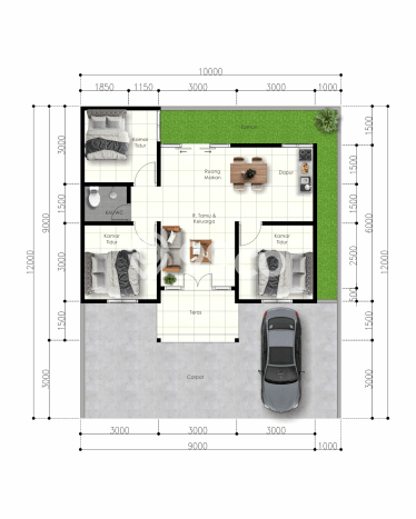 Rumah Modern Minimalis 3 KT Bisa Langsung Pindah di Pengasih Rumah Modern Minimalis 3 KT Bisa Langsung Pindah di Pengasih