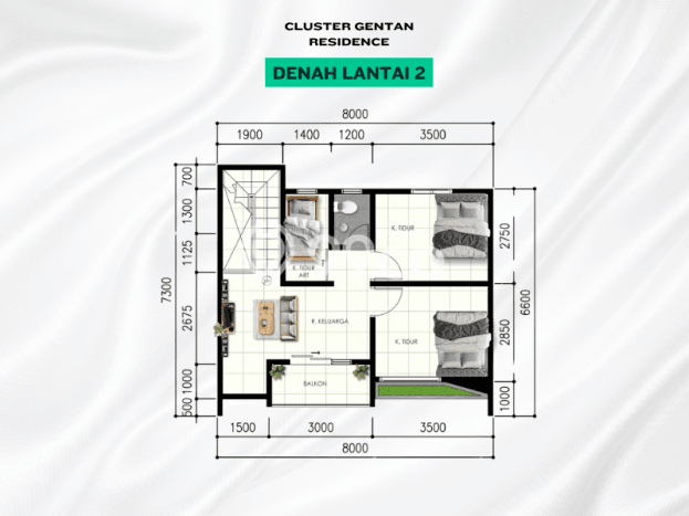 Hunian Cantik Minimalis Lb 107m2 di Ngaglik, Sleman Hunian Cantik Minimalis Lb 107m2 di Ngaglik, Sleman