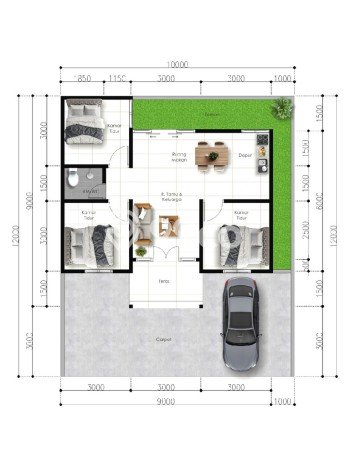 Rumah Strategis Minimalis Lb 65m2 di Rajabasa, Bandar Lampung Rumah Strategis Minimalis Lb 65m2 di Rajabasa, Bandar Lampung