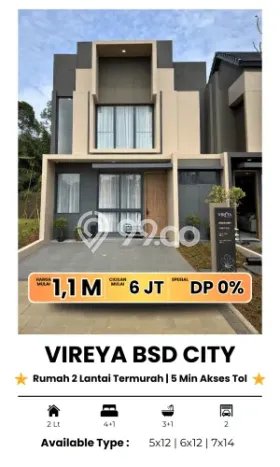 Dijual Rumah 2 Kamar Lokasi Strategis Bagus dan Strategis di BSD Dijual Rumah 2 Kamar Lokasi Strategis Bagus dan Strategis di BSD
