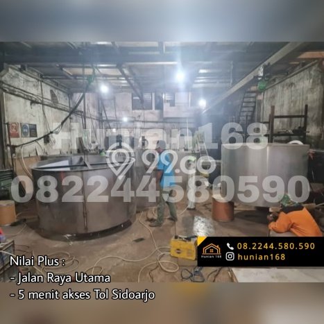 Gudang Paling Dicari LB 900m2 Dijual di Sidoarjo Gudang Paling Dicari LB 900m2 Dijual di Sidoarjo