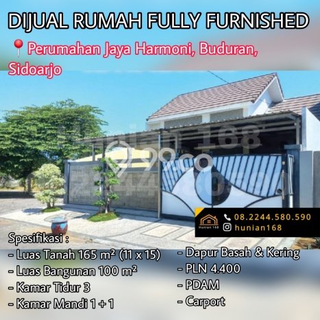 Rumah Modern Minimalis 3 KT Bisa Langsung Pindah di Buduran Rumah Modern Minimalis 3 KT Bisa Langsung Pindah di Buduran