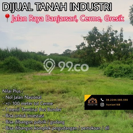 Tanah Strategis Dijual di Cerme Gresik 17000m2 Tanah Strategis Dijual di Cerme Gresik 17000m2