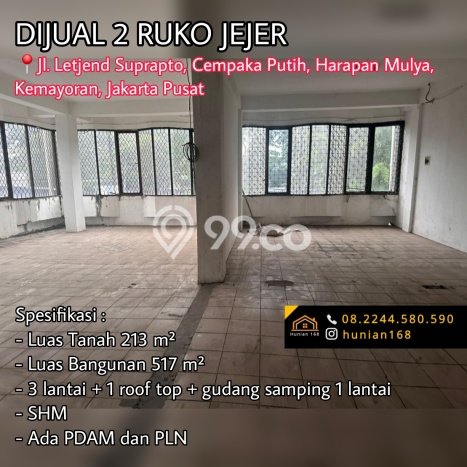Unit Ruko Strategis di Cempaka Putih, Jakarta Pusat Potensi Cuan Besar Unit Ruko Strategis di Cempaka Putih, Jakarta Pusat Potensi Cuan Besar