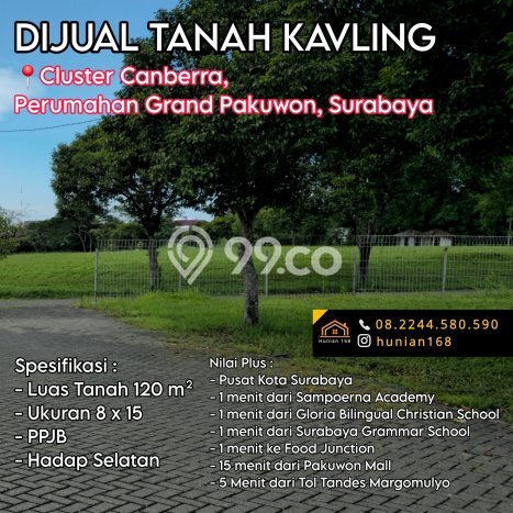 Tanah Investasi Dijual di Surabaya Punya Luas 120m2 Tanah Investasi Dijual di Surabaya Punya Luas 120m2