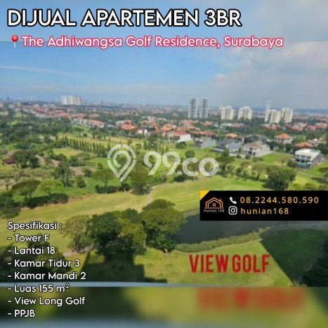Hunian Apartemen High-Class untuk Dijual di Surabaya dengan 3 BR & 2 Kamar Mandi Hunian Apartemen High-Class untuk Dijual di Surabaya dengan 3 BR & 2 Kamar Mandi