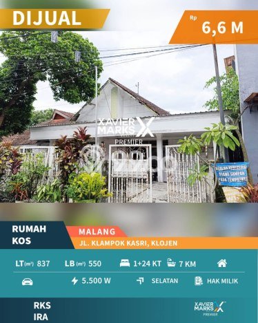 Dijual Rumah Premium dengan Fasilitas Sekitar Komplit di Klojen, Malang Dijual Rumah Premium dengan Fasilitas Sekitar Komplit di Klojen, Malang