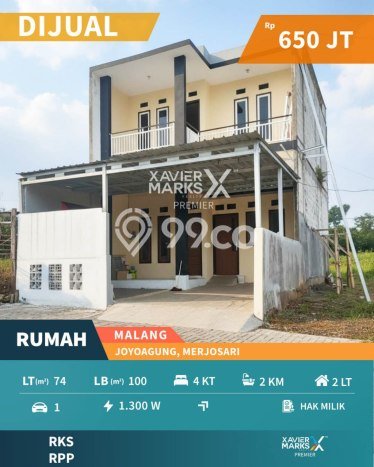 Rumah Modern Cantik 4 Kamar Bisa Langsung Pindah di Lowokwaru Rumah Modern Cantik 4 Kamar Bisa Langsung Pindah di Lowokwaru