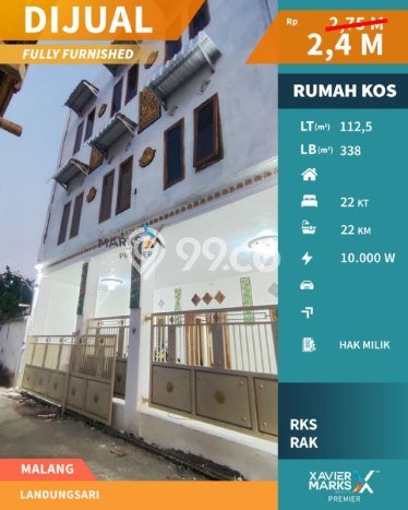 Rumah Strategis Modern Lb 338m2 di Dau, Malang Rumah Strategis Modern Lb 338m2 di Dau, Malang