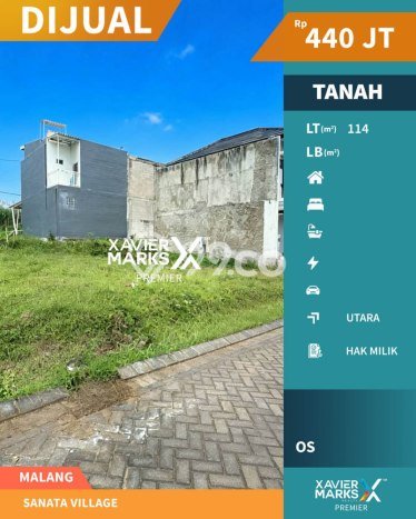 Kavling Tanah Dijual di Kedungkandang Malang Spesifikasi 114m2 Kavling Tanah Dijual di Kedungkandang Malang Spesifikasi 114m2
