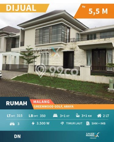 Rumah Luxury Modern Siap Huni di Araya Malang Rumah Luxury Modern Siap Huni di Araya Malang