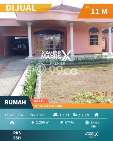 Rumah area Batu, Batu, LT 1102m2m² Bangunan 300m2m² Rumah area Batu, Batu, LT 1102m2m² Bangunan 300m2m²
