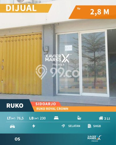 LOKASI PREMIUM! Ruko di Waru, Luas 230m2m², Akses Strategis LOKASI PREMIUM! Ruko di Waru, Luas 230m2m², Akses Strategis
