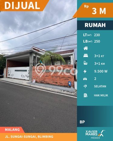 PENAWARAN TERBAIK! Rumah Premium area Blimbing, LT 230m2m² Bangunan 250m2m² PENAWARAN TERBAIK! Rumah Premium area Blimbing, LT 230m2m² Bangunan 250m2m²