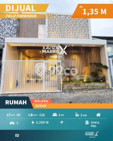 SPECIAL PROPERTY! Rumah di Sukun, Luas 80m2m² Bangunan 136m2m² SPECIAL PROPERTY! Rumah di Sukun, Luas 80m2m² Bangunan 136m2m²