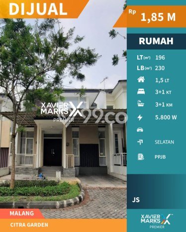 SPECIAL OFFER! Tersedia KPR Rumah Modern di Kedungkandang, Malang, Luas 196m2m² LB 230m2m² SPECIAL OFFER! Tersedia KPR Rumah Modern di Kedungkandang, Malang, Luas 196m2m² LB 230m2m²
