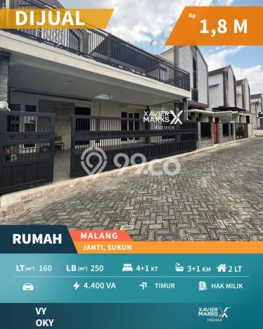 Rumah Strategis di Sukun, Akses ke Sukun, Malang, Malang - LT 160m2m² Rumah Strategis di Sukun, Akses ke Sukun, Malang, Malang - LT 160m2m²