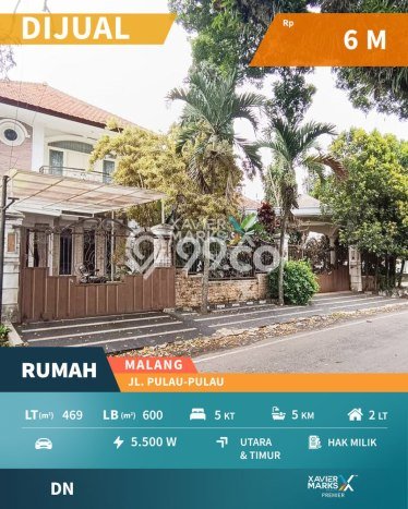 Rumah 5 KT 5 KM Lokasi Strategis di Klojen, Malang Rumah 5 KT 5 KM Lokasi Strategis di Klojen, Malang