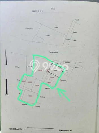 Tanah untuk Dijual di Gunung Putri Bogor Luas 4492m2 Tanah untuk Dijual di Gunung Putri Bogor Luas 4492m2