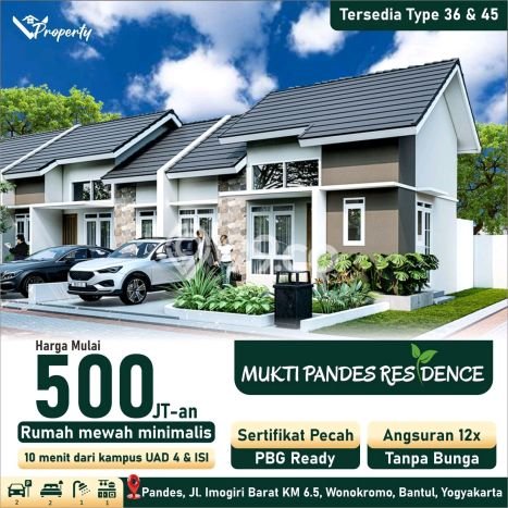Jual Rumah Murah Meriah Sleman Punya 2 KT & LT 94m2 Jual Rumah Murah Meriah Sleman Punya 2 KT & LT 94m2