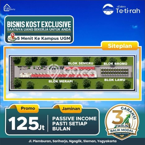 Dijual Kost 0 Kamar di Yogyakarta untuk Investasi Anda Dijual Kost 0 Kamar di Yogyakarta untuk Investasi Anda