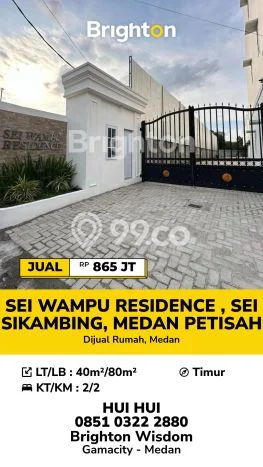Rumah Siap Pakai di Medan Petisah, Medan, Luas 40m2m² LB 80m2m² Rumah Siap Pakai di Medan Petisah, Medan, Luas 40m2m² LB 80m2m²