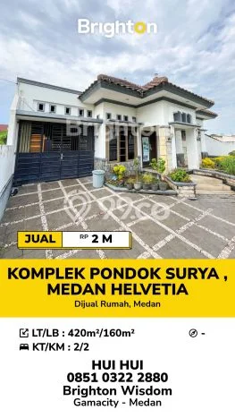 Jual Rumah Favorit Siap Huni LB 160m2 di Medan Helvetia, Medan Jual Rumah Favorit Siap Huni LB 160m2 di Medan Helvetia, Medan