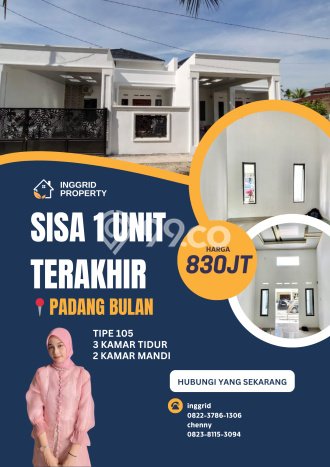 Jual Rumah Modern 3 KT di Padang Bulan, Medan Jual Rumah Modern 3 KT di Padang Bulan, Medan