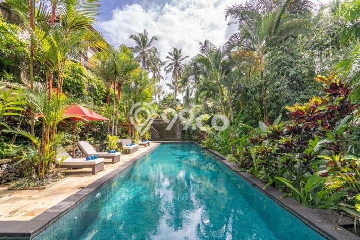 Vila di Ubud, Luas 5500m2m², Akses ke Fasilitas Umum Vila di Ubud, Luas 5500m2m², Akses ke Fasilitas Umum