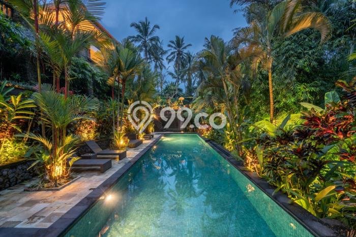 Vila di Ubud, Luas 5500m2m², Akses ke Fasilitas Umum Vila di Ubud, Luas 5500m2m², Akses ke Fasilitas Umum