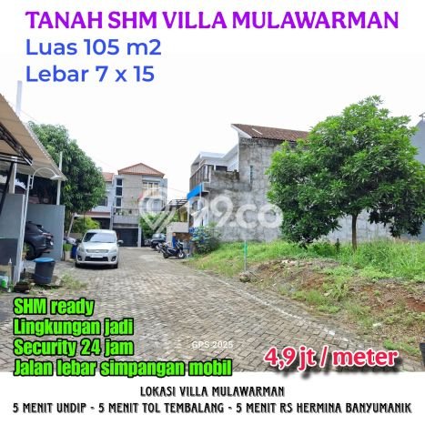 Tanah Strategis Dijual di Tembalang Semarang 105m2 Tanah Strategis Dijual di Tembalang Semarang 105m2