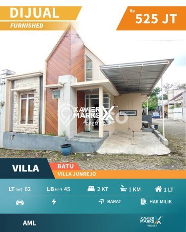 Hunian Cantik Minimalis Lb 45m2 di Batu, Batu Hunian Cantik Minimalis Lb 45m2 di Batu, Batu
