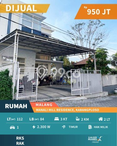 Dijual Rumah 3 Kamar Lokasi Ideal Bagus dan Strategis di Karangploso Dijual Rumah 3 Kamar Lokasi Ideal Bagus dan Strategis di Karangploso