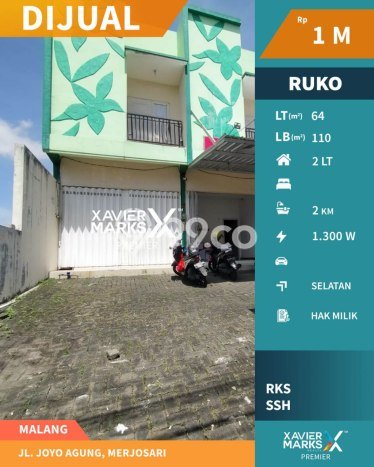 Area Ramai! Ruko Dijual di Lowokwaru untuk Bisnis Luas Bangunan 110m2 Area Ramai! Ruko Dijual di Lowokwaru untuk Bisnis Luas Bangunan 110m2