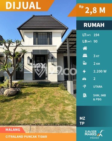 Rumah Mewah Dijual LT 194m2 di Dau, Malang Rumah Mewah Dijual LT 194m2 di Dau, Malang