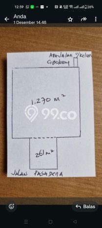 Untuk Dijual Tanah 1531m2 di Caringin, Bandung Untuk Dijual Tanah 1531m2 di Caringin, Bandung