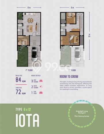 Dijual Hunian Rumah Nyaman 3 KT di Kunciran, Tangerang Dijual Hunian Rumah Nyaman 3 KT di Kunciran, Tangerang