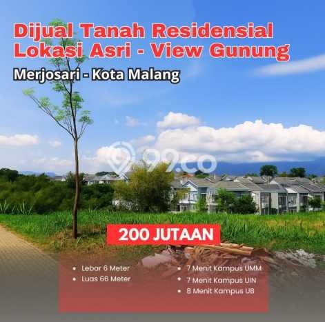 Tanah Kavling Dijual di Malang Kota, Malang dengan Luas Tanah 66m2 Tanah Kavling Dijual di Malang Kota, Malang dengan Luas Tanah 66m2