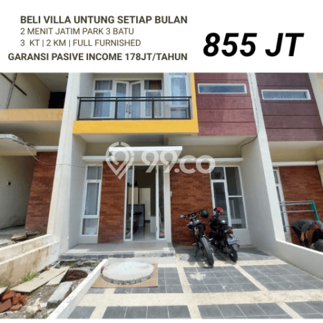 Vila di Junrejo, Ukuran 71m2m², Ideal untuk beragam kebutuhan Vila di Junrejo, Ukuran 71m2m², Ideal untuk beragam kebutuhan