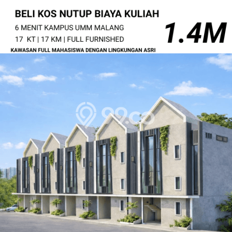 Kost untuk Dijual di Malang Kota Punya 17 Kamar Kost untuk Dijual di Malang Kota Punya 17 Kamar