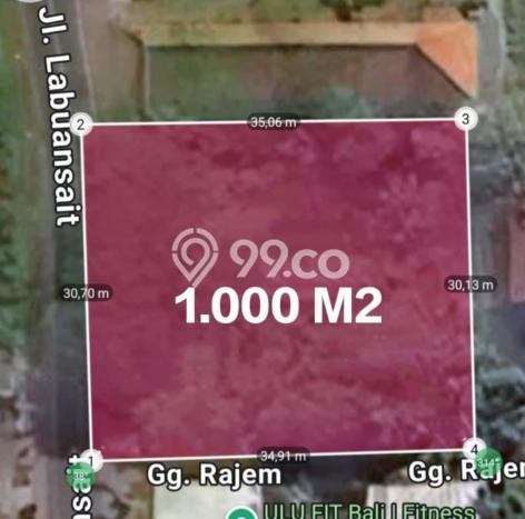 Tanah Dijual di Badung Seluas 1000m2 Strategis Tanah Dijual di Badung Seluas 1000m2 Strategis