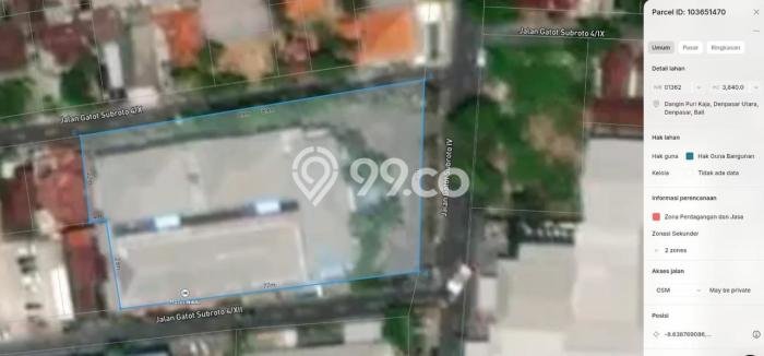 Hotel Kawasan Gatot Subroto, Luas 4990m², Pusat Bisnis, Lokasi Premium Hotel Kawasan Gatot Subroto, Luas 4990m², Pusat Bisnis, Lokasi Premium