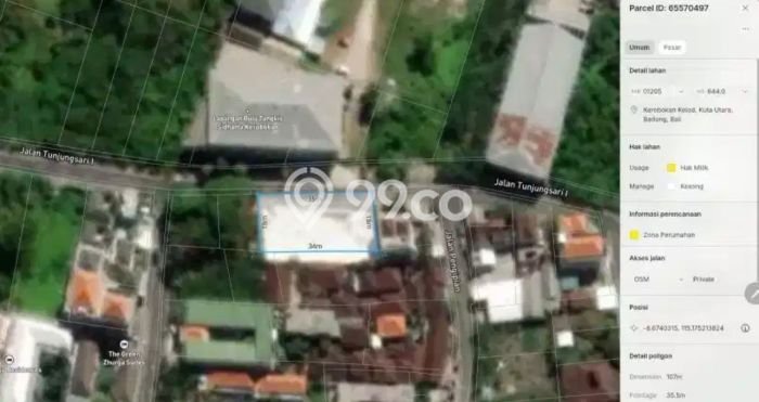 Dijual Tanah Lokasi Pemecutan Kelod, Denpasar Seluas 644m2 Dijual Tanah Lokasi Pemecutan Kelod, Denpasar Seluas 644m2