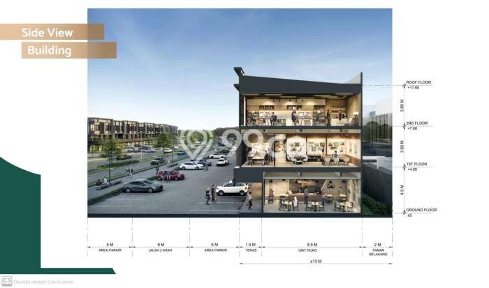 Jual Ruko Kawasan BSD, Luas 143m², Kawasan Komersial, Akses Strategis Jual Ruko Kawasan BSD, Luas 143m², Kawasan Komersial, Akses Strategis
