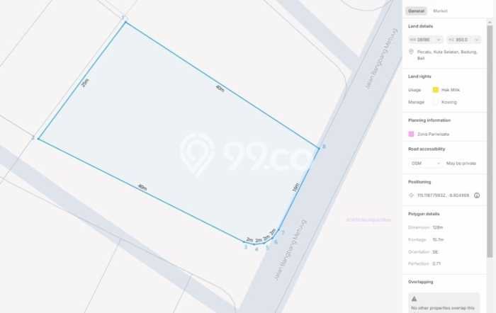 PRIME LOCATION! Tanah di Pecatu, Luas 950m², Ideal untuk Investasi PRIME LOCATION! Tanah di Pecatu, Luas 950m², Ideal untuk Investasi