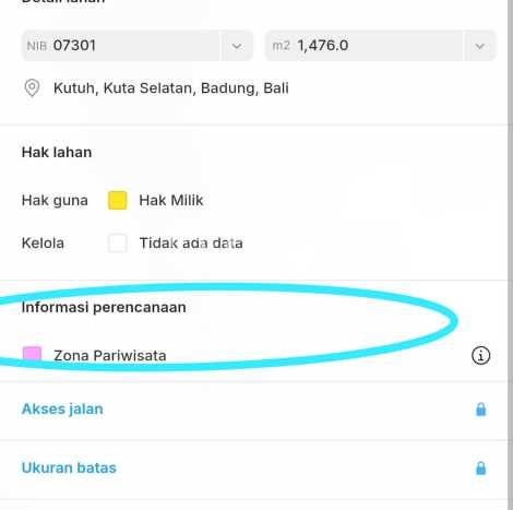 Tanah di Kutuh, Luas 1470m², Area Premium, Cocok untuk Perumahan Tanah di Kutuh, Luas 1470m², Area Premium, Cocok untuk Perumahan