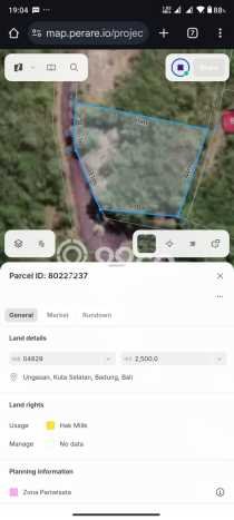 Dijual Tanah Lokasi Uluwatu, Badung Seluas 2500m2 Dijual Tanah Lokasi Uluwatu, Badung Seluas 2500m2