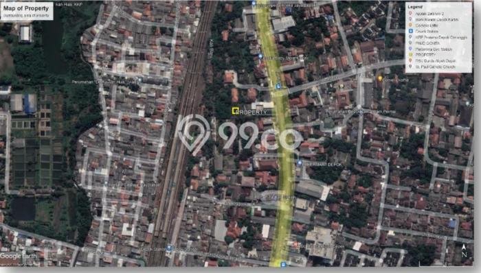 Tanah di Pancoran Mas, Depok Luas 2304m2 Dijual Segera Tanah di Pancoran Mas, Depok Luas 2304m2 Dijual Segera