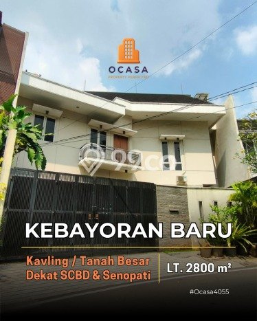 Tanah Komersial Dijual di Kebayoran Baru Jakarta Selatan 2800m2 Tanah Komersial Dijual di Kebayoran Baru Jakarta Selatan 2800m2
